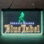 Johnnie Walker Neon Sign Navy Label 3 Color 1