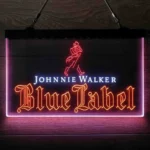 Johnnie Walker Neon Sign Navy Label 3 Color 1