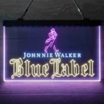 Johnnie Walker Neon Sign Navy Label 3 Color 1