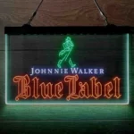 Johnnie Walker Neon Sign Navy Label 3 Color 1