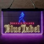 Johnnie Walker Neon Sign Navy Label 3 Color 1