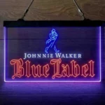 Johnnie Walker Neon Sign Navy Label 3 Color 1