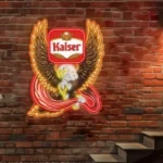 Kaiser Neon Sign Bespoke Logo Custom American Eagle 1