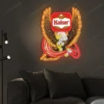 Kaiser Neon Sign Bespoke Logo Custom American Eagle 1