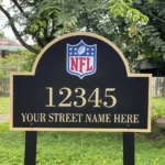 Kansas City Chiefs Metal Sign Street Name Here 1