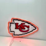 Kansas City Chiefs Neon Sign Arrowhead Kc Mark 1