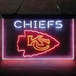 Kansas City Chiefs Neon Sign Detailed 3 Color 1