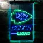 Kansas City Chiefs Neon Sign Detailed Busch Light 1