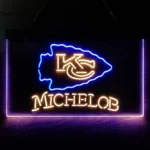 Kansas City Chiefs Neon Sign Michelob Est 1960 1