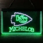 Kansas City Chiefs Neon Sign Michelob Est 1960 1