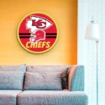 Kansas City Chiefs Neon Sign Nfl Helmet Acrylic 1