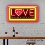 Kansas City Chiefs Neon Sign Romance Sign 1