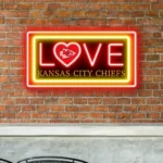 Kansas City Chiefs Neon Sign Romance Sign 1