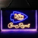 Kansas City Chiefs Neon Sign Tiara Royal 1