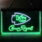 Kansas City Chiefs Neon Sign Tiara Royal 1