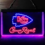 Kansas City Chiefs Neon Sign Tiara Royal 1