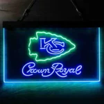 Kansas City Chiefs Neon Sign Tiara Royal 1