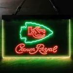Kansas City Chiefs Neon Sign Tiara Royal 1