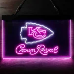 Kansas City Chiefs Neon Sign Tiara Royal 1