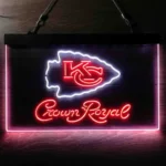 Kansas City Chiefs Neon Sign Tiara Royal 1