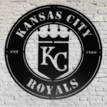 Kansas City Royals Metal Sign Royals Kc Crest 1