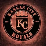Kansas City Royals Metal Sign Royals Kc Crest 1
