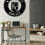 Kansas City Royals Metal Sign Royals Kc Crest 1