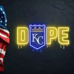 Kansas City Royals Neon Sign Dripping Dope 1