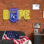 Kansas City Royals Neon Sign Dripping Dope 1