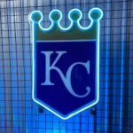 Kansas City Royals Neon Sign Kc Royal Crown 1