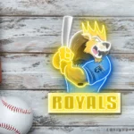 Kansas City Royals Neon Sign Mascot Acrylic 1
