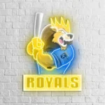 Kansas City Royals Neon Sign Mascot Acrylic 1