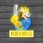 Kansas City Royals Neon Sign Mascot Acrylic 1
