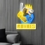 Kansas City Royals Neon Sign Mascot Acrylic 1