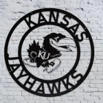 Kansas Jayhawks Metal Sign Nhl 1