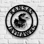 Kansas Jayhawks Metal Sign Nhl 1
