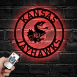 Kansas Jayhawks Metal Sign Nhl 1