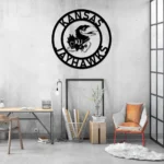 Kansas Jayhawks Metal Sign Nhl 1