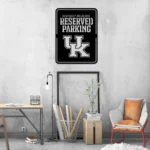 Kentucky Wildcats Metal Sign Reserved Parking 1
