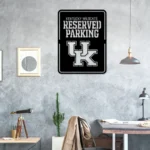 Kentucky Wildcats Metal Sign Reserved Parking 1