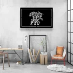 Kentucky Wildcats Metal Sign Wildcat 1