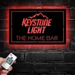 Keystone Light Metal Sign Bespoke Logo 1