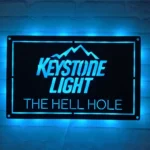 Keystone Light Metal Sign Bespoke Logo 1