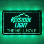 Keystone Light Metal Sign Bespoke Logo 1
