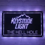 Keystone Light Metal Sign Bespoke Logo 1