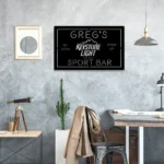 Keystone Light Metal Sign Personalised Name 1