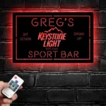 Keystone Light Metal Sign Personalised Name 1