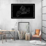 Killian Metal Sign Irish Red Horse Head 1