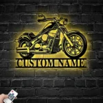 Kiss Metal Sign Enduro Biker Couple 1