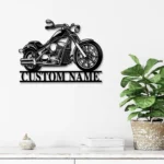 Kiss Metal Sign Enduro Biker Couple 1